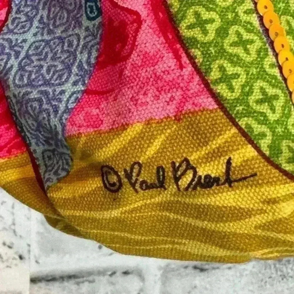 Paul Brent colorful fun summer beach themed sparkly surfboard pattern tote bag - Picture 8 of 12